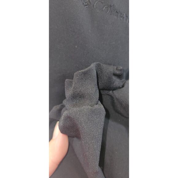 Columbia Mens Large Black Pullover Crew Neck Long Sleeve Wind Breaker Jacket - Picture 4 of 9
